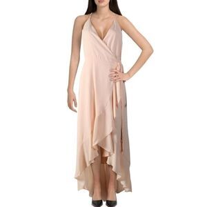 Lisa & Lucy Spring Wrap Hi-low Ruffle Dress XS‎